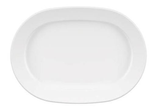 TRAVESSA Nº10-23X16CM OCE BRANCO